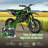 Kids Motorcycle, 49Cc 2-Stroke Gas Powered Motorcycle With Off-Rode Tire (Green)