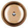 Brushed Bronze Vitreous China Circular Vessel Bathroom Sink with Overflow