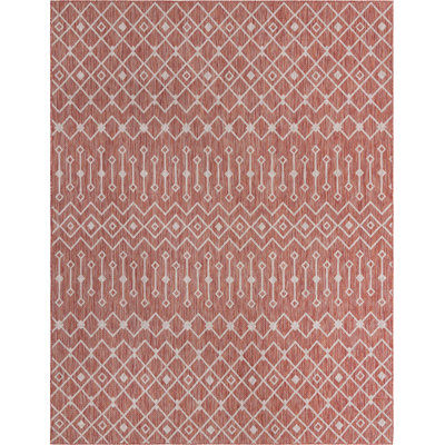 Tapis d'extérieur Preen couleur rouille