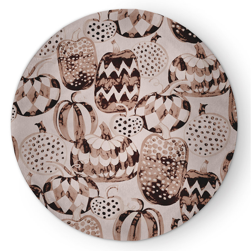 Millbrae Chenille Indoor Rug, Round 5'