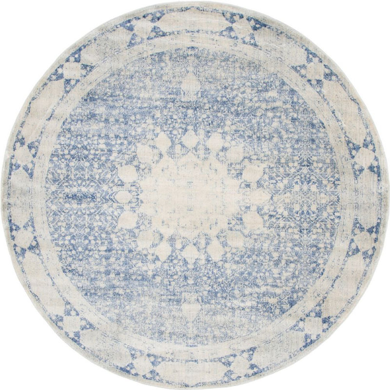 Polli Oriental Indoor Rug, Round 8'