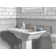 Foundations Centerset Bathroom Faucet with Drain Assembly, Single handle Bathroom Sink Faucet
