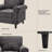 Upholstered Armchair Fabric Accent Chair Set Of 2-120338382