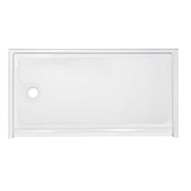Ella Wheelchair Roll-In Shower Base Acrylic 32" x 60" Left Drain, Left