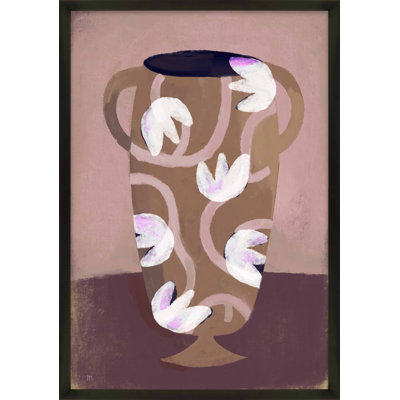Flowered Vase Print by Marco Marella