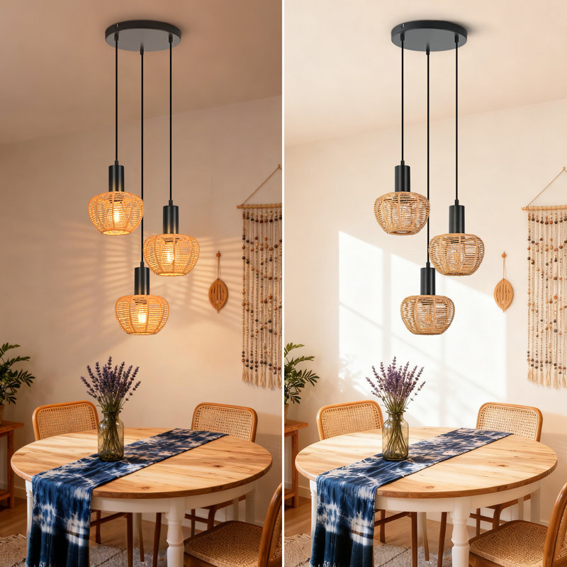 3 - Light Stainless Steel Bell Pendant