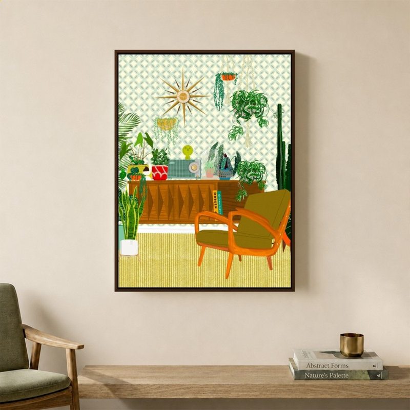 «Plant Living Room» par Jen Bucheli - Impression sur toile