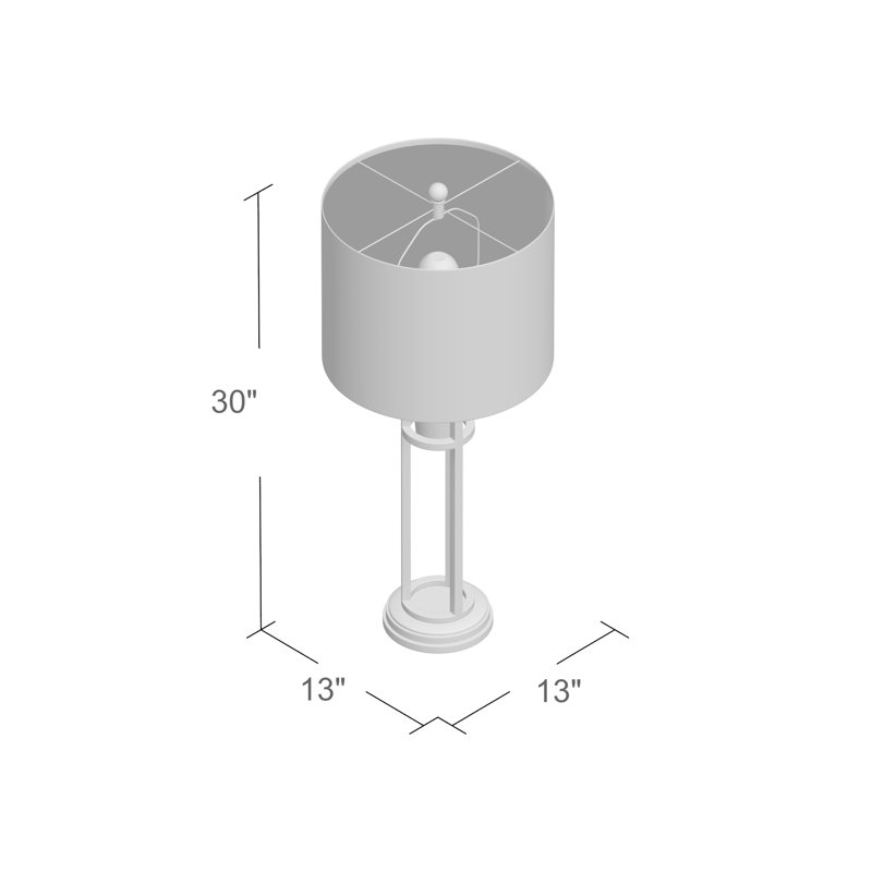 Groesbeck Metal Table Lamp