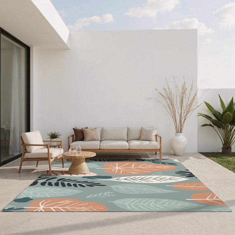 Tapis intérieur et extérieur Driftwood Serenity, Rectangle 1'6" x 2'6"