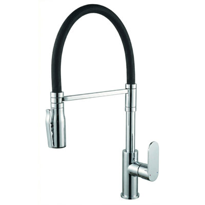 CLAUDIUS Culinary Kitchen Single Hole Pull Down Kitchen Faucet with Magnetic Docking