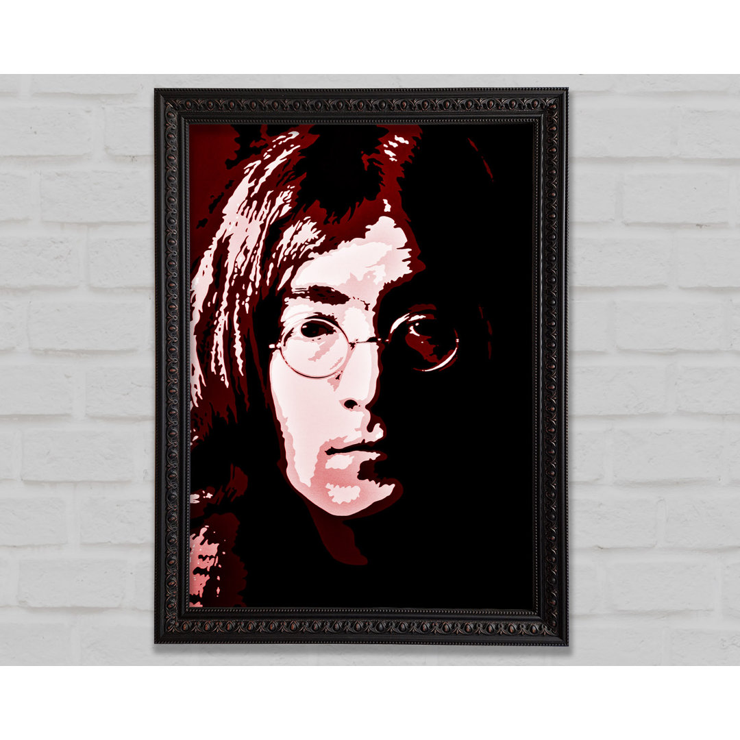 John Lennon Popart - Einzelne Bilderrahmen Kunstdrucke