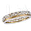 Luminaire suspendu en laiton 1 lumière DEL avec détails en cristal-1219942188-1219942190-1219942183