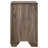 Tomasina Washed Taupe 2-Drawer Rectangular Nightstand-2030910962