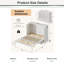Multifonctionnel grand lit escamotable avec station de charge USB, lit escamotable avec tiroirs-130417928