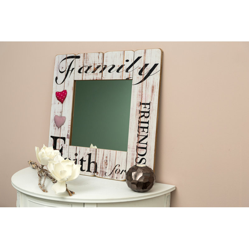 Cliffrose Wood Flat Wall Mirror