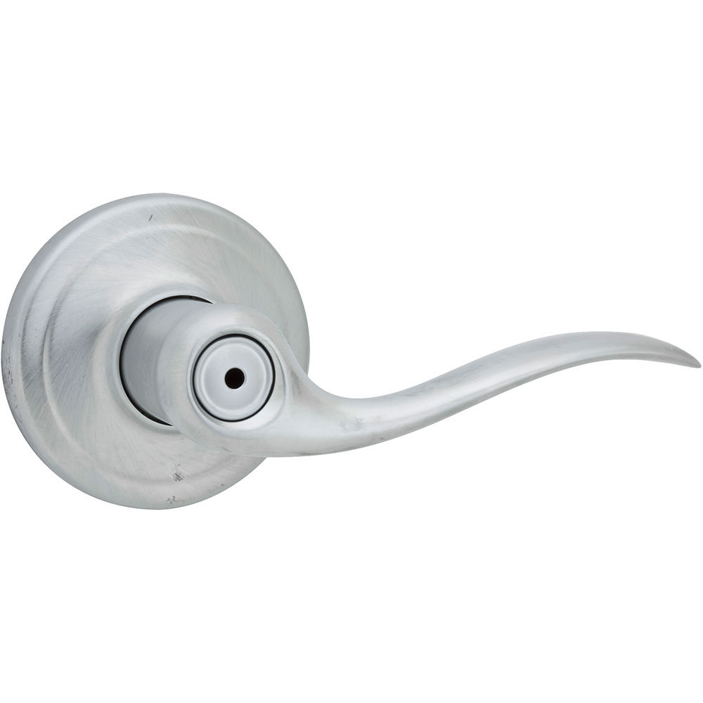 Tustin Door Lever with Round Rosette Kwikset 