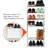 4-Tier Stackable Small Shoe Rack, Lightweight Shoe Shelf Storage Organizer For Entryway, Hallway And Closet-860216138-860216151