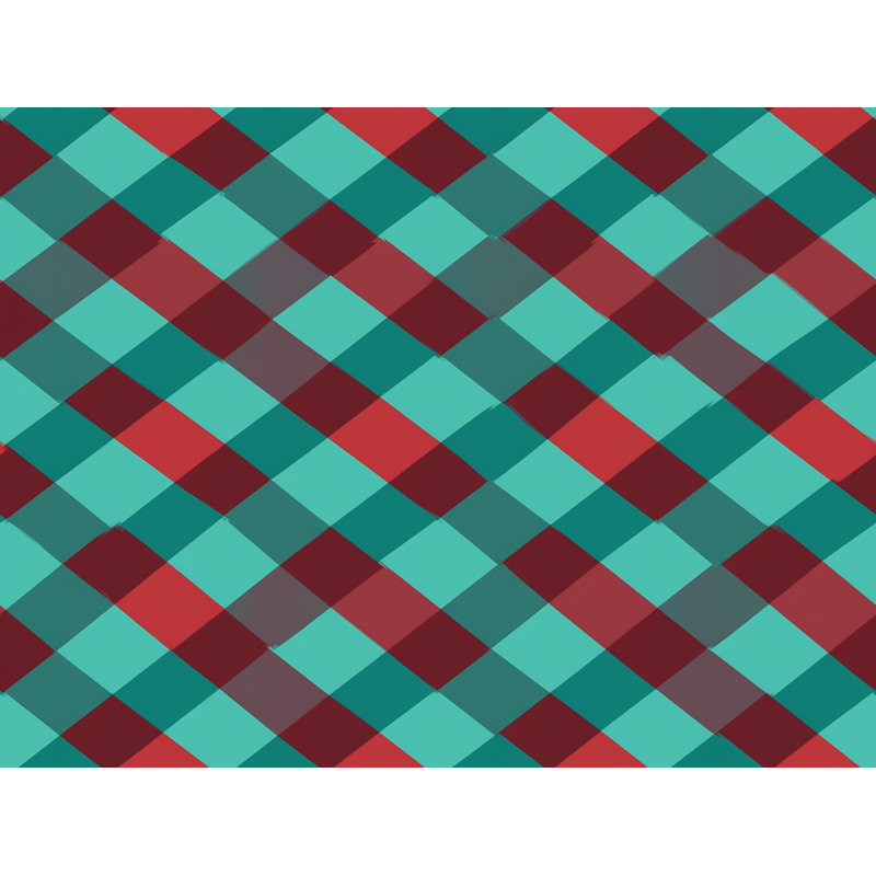 Marquavion Argyle Shower Curtain, 93" H x 70" W