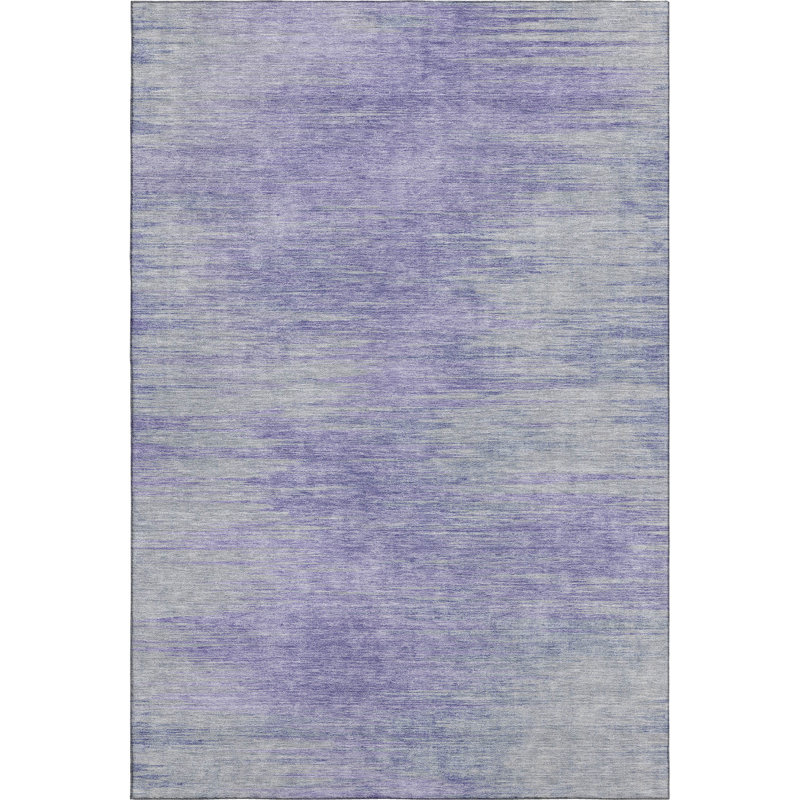 Premium Machine Washable Prisco Plum Rug, Rectangle 9' x 12'