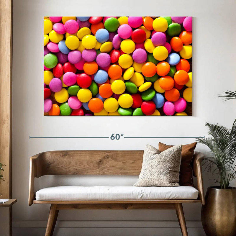 Yarlin Colorful Sweets, 34" H x 51" W