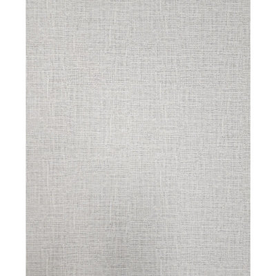 Papier peint texturé uni gris et blanc cassé