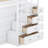 Bunk Bed with Storage Stairs and Trundle-2071343426-2081099582