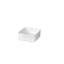 Cersanit 350mm L x 350mm W White Ceramic Square Sink