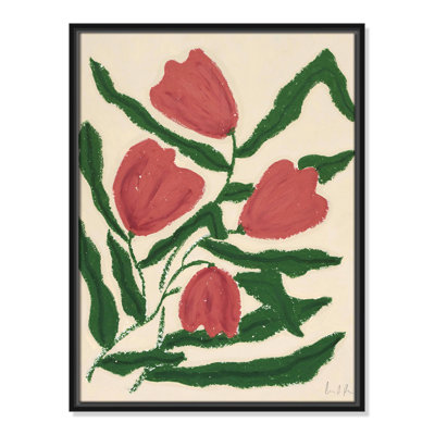 Colette Red Tulips Print by Camilla Bergqvist