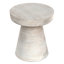 Table de bout rustique contemporaine en bois de manguier massif l 16 po Robbie avec fonction polyvalente-108257870