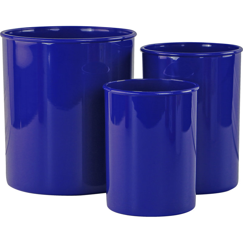 Reston Lloyd Plastic Utensil Crock Set, Indigo