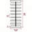 9 Bottle Wall Mounted Metal Wine Rack with Space-Saving Design, Black