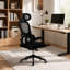 Chaise de bureau pivotante ergonomique avec soutien lombaire