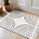 Bohemian Lines Washable Non Slip Area Rugs