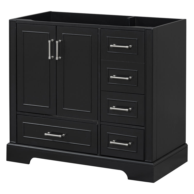 Lavabo de meuble-lavabo traditionnel non inclus