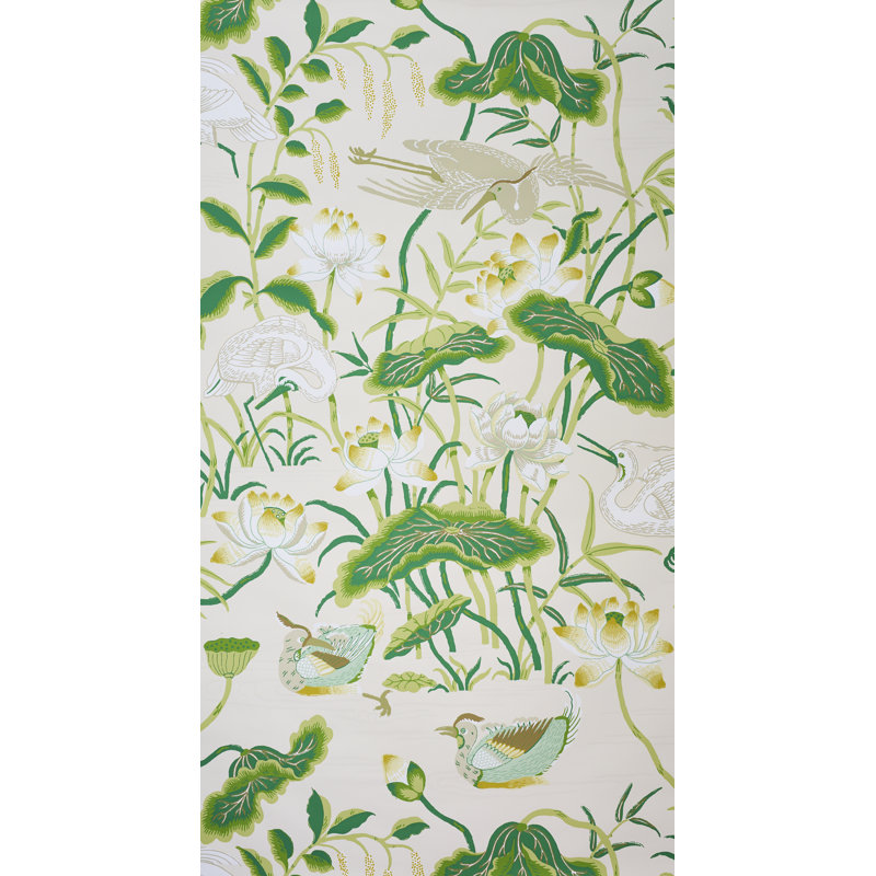 Lotus Garden Wallpaper, Leaf