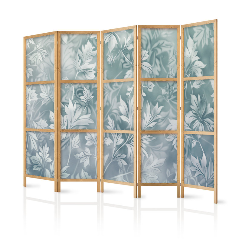 171cm H Solid Wood Folding Room Divider, 171cm H x 225cm W x 1.2cm D