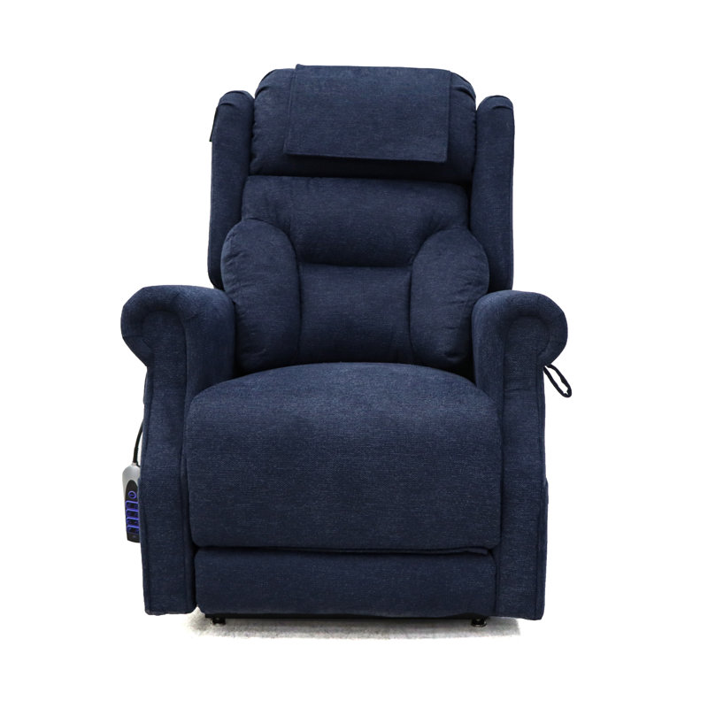 Berkshire 85cm Wide Lift Assist Standard Recliner, Blue