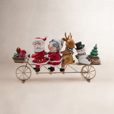 Granny Kitsch Santa Figurine