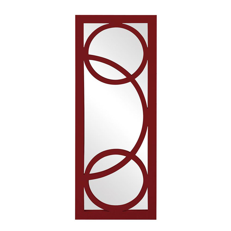 Rectangle Mirror, Burgundy