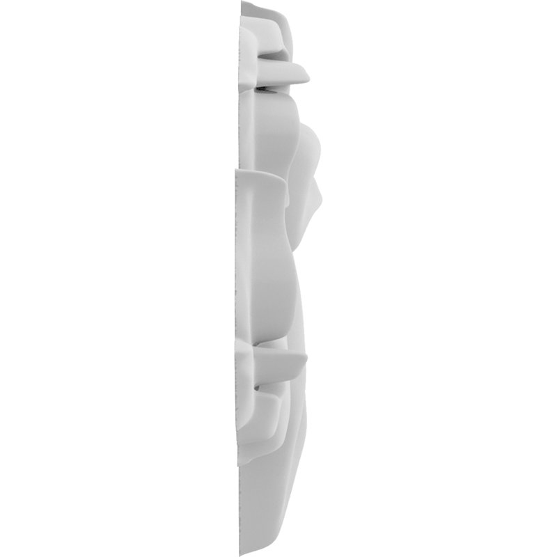 Rosettes de qualité supérieure, H 2,5 po x l 2,5 po x P 0,38 po, Gauche