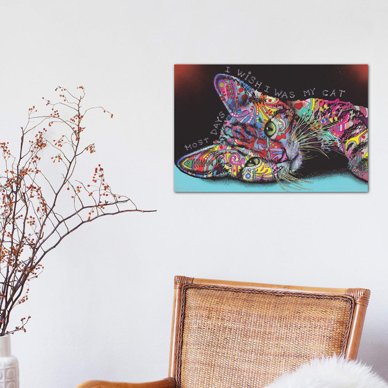 Most Days by Dean Russo - Giclee Art Print on Canvas, 20.32 cm H x 30.48 cm W, No Frame