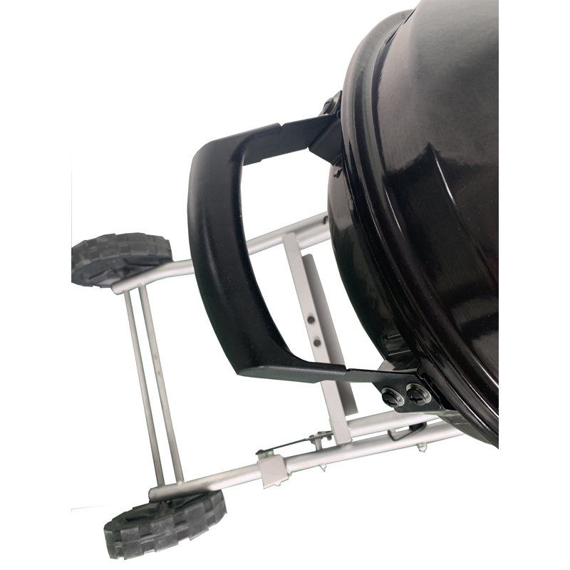 Barbecue au gaz pliable - Orange, Noir