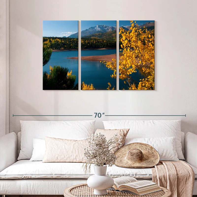 Réservoir de cristal Alvord - automne, H 28 po x l 45 po