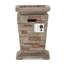 Colonne d'extérieur d'extérieur 19,50 "MGO - 40 000 BTU, pierre naturelle (réservoir intérieur)