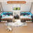 Corner Bed Frame With Led Light And Charging Station, Line Fabric Upholstered Bed With 2 Underbed Storage Drawers, Modern Daybed No Box Spring Needed/noise-free, Grey-1177235443