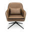 Gainz Faux Leather Swivel Armchair