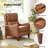 Neliyah 28.75" Wide Genuine Leather Recliner-105914589