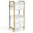 Utility Cart with Hair Dryer Holder and Locking Wheels for Salon, Rolling Tattoo Cart with Drawers
