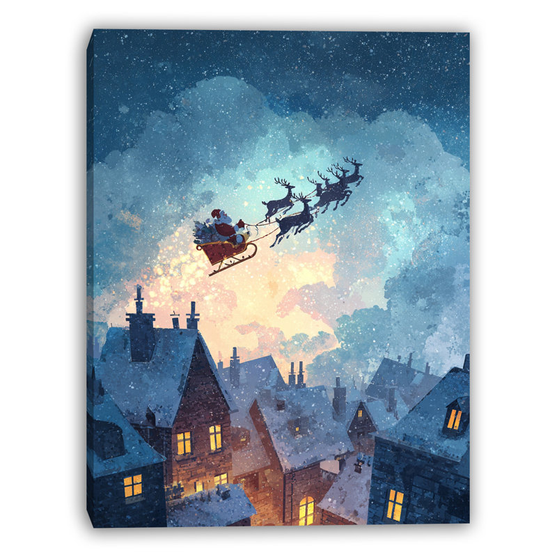 Art mural en toile Starlit, H 16 po x l 12 po