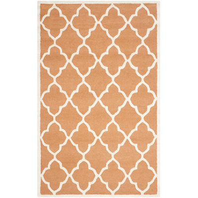 Roan Geometric Wool Hand Woven Area Rug